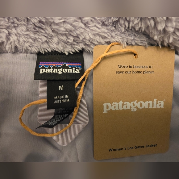 NWT Patagonia Women's Los Gatos Fleece Jacket Permafrost Purple ~ Size Medium - Picture 4 of 9